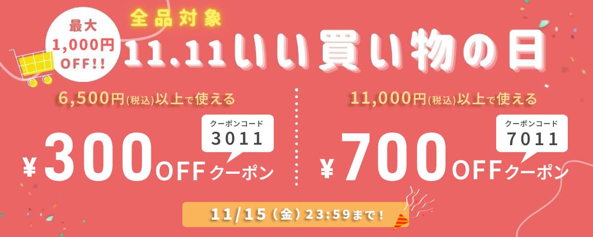 2024年11月いいお買い物の日キャンペーン