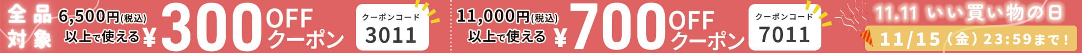 2024年11月いいお買い物の日クーポン