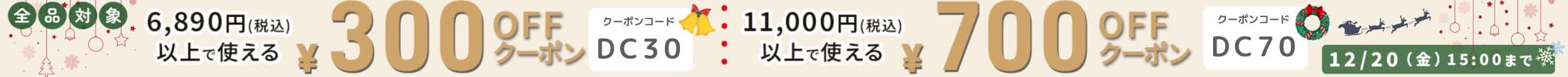 2024年12月クリスマス早割クーポン