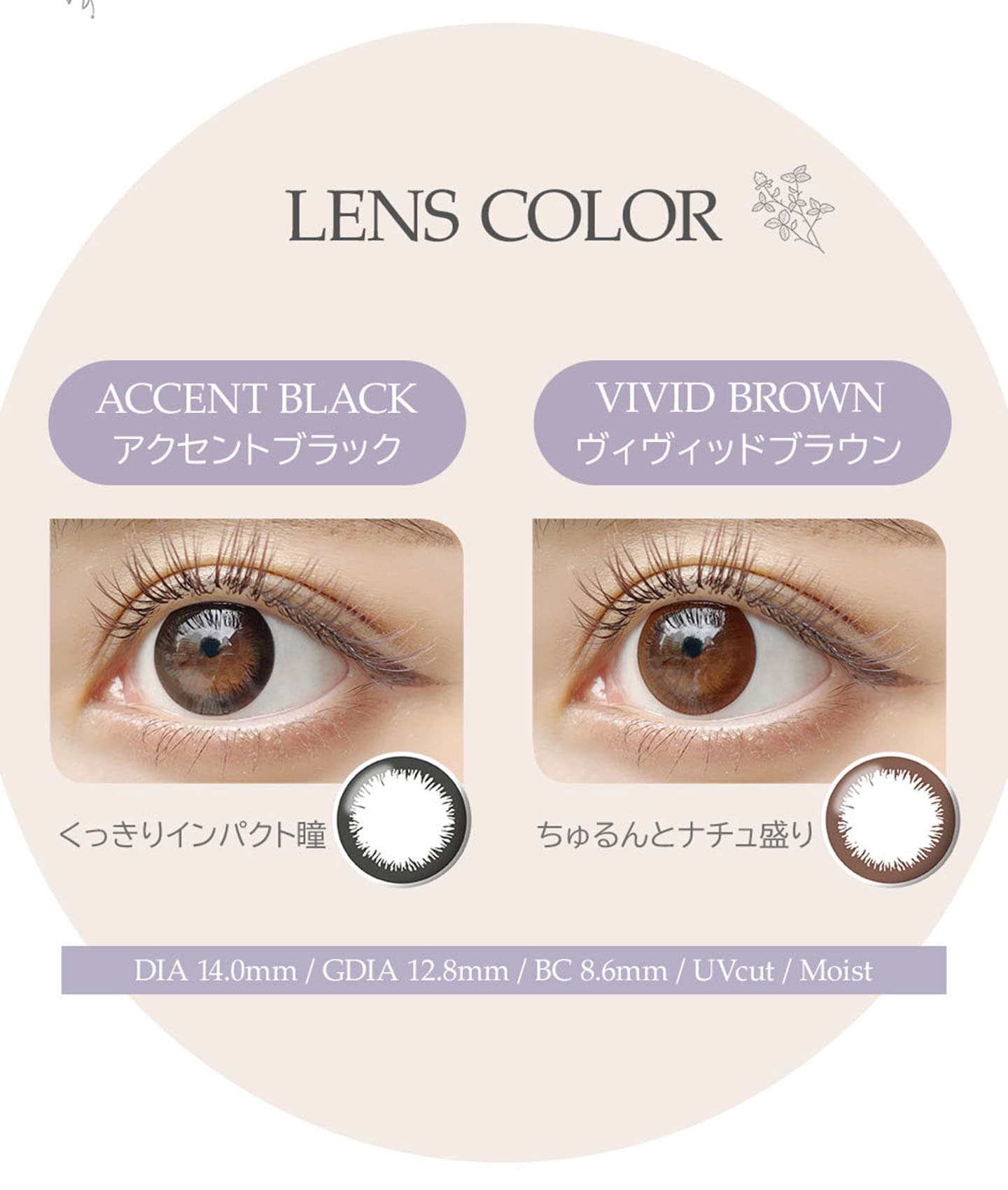 カラコン エンジェルアイズワンデー UVモイスト