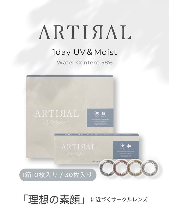 アーティラルワンデーUVM（高含水タイプ）oist