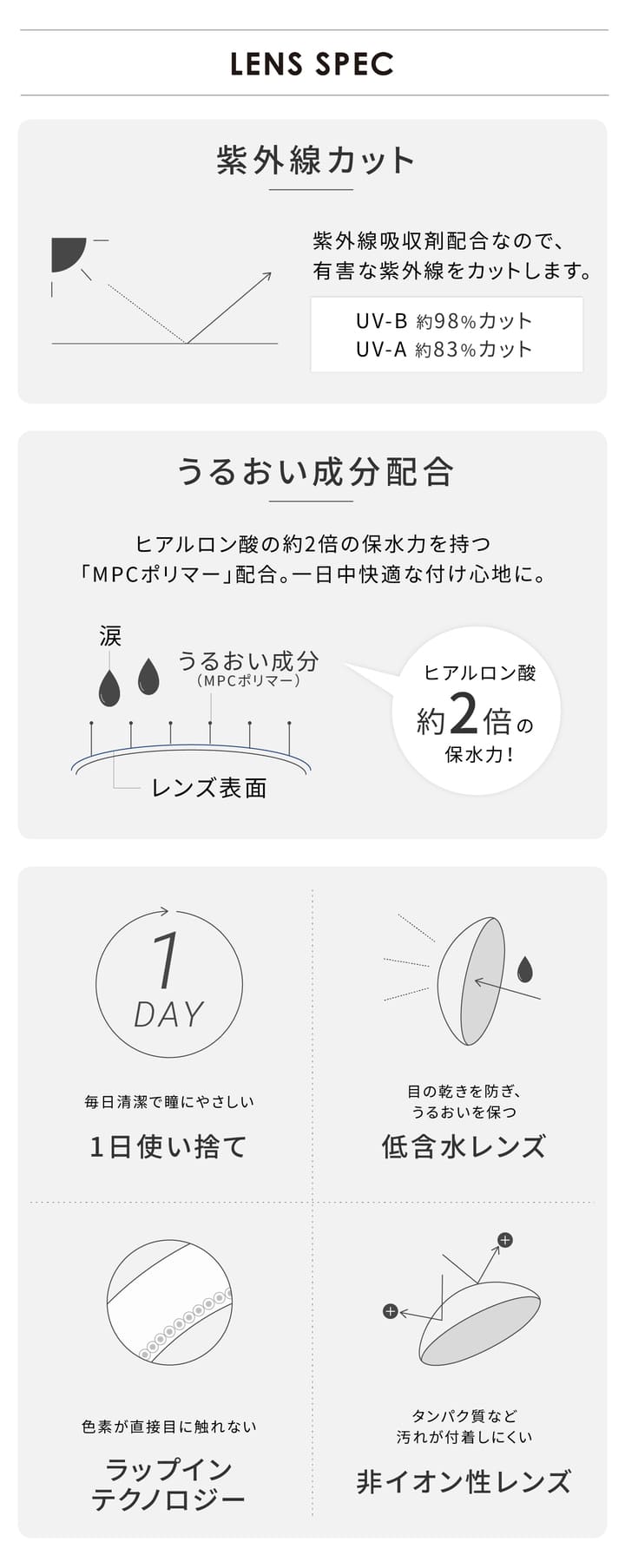 エバーカラーワンデーナチュラルのこだわり