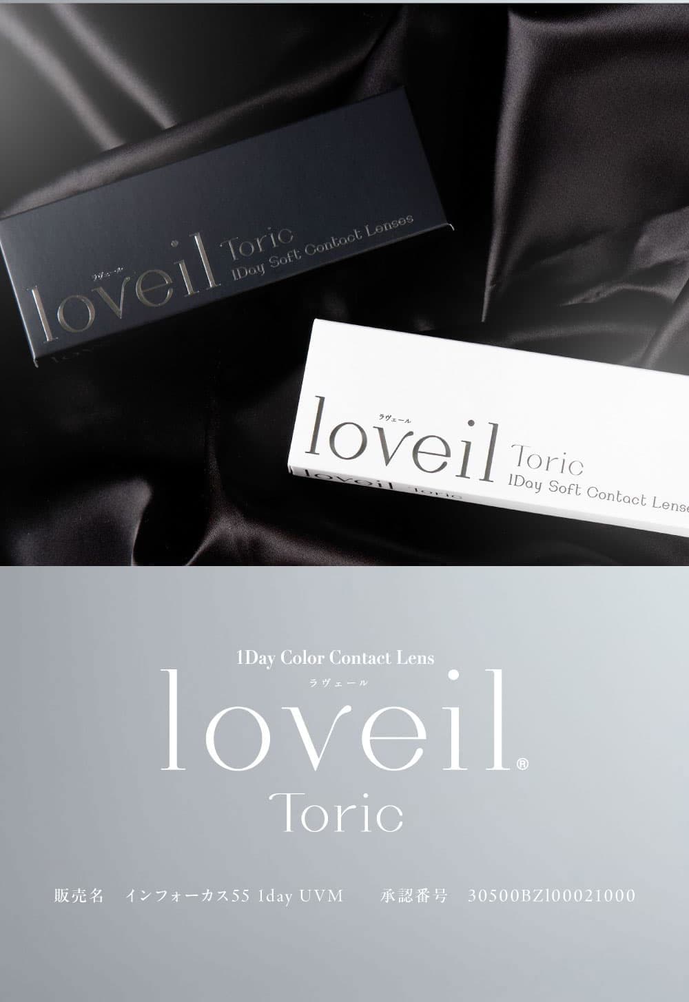 ラヴェールトーリック (loveil Toric) 外箱パッケージ