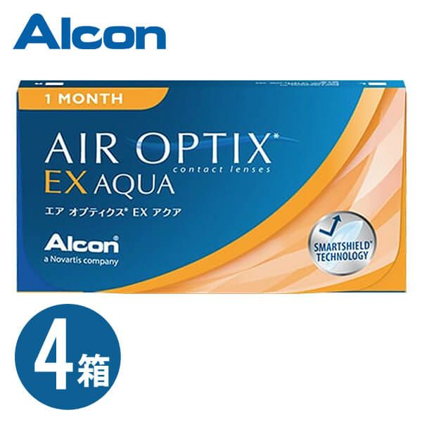 【送料無料】 エアオプティクス EX アクア (O2オプティクス) 4箱セット