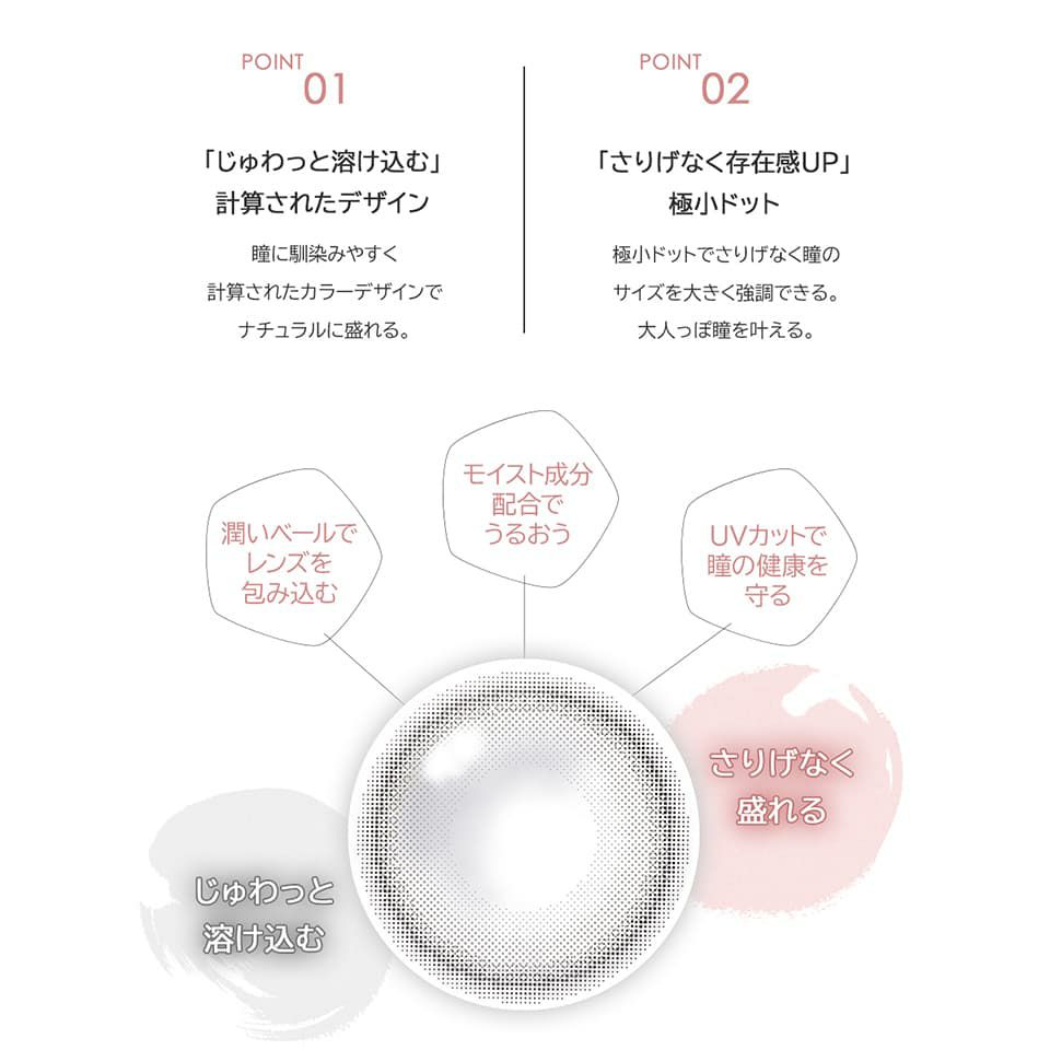 エンジェルアイズ2ウィークUVM6枚入 新作 グレーカラコン 2weekのレンズポイント