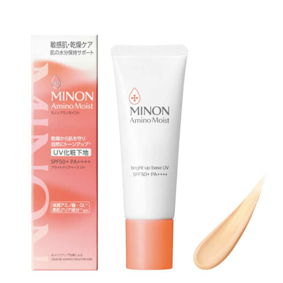 ミノン(MINON) アミノモイスト ブライトアップベースUV　SPF50+ PA++++ （25g）