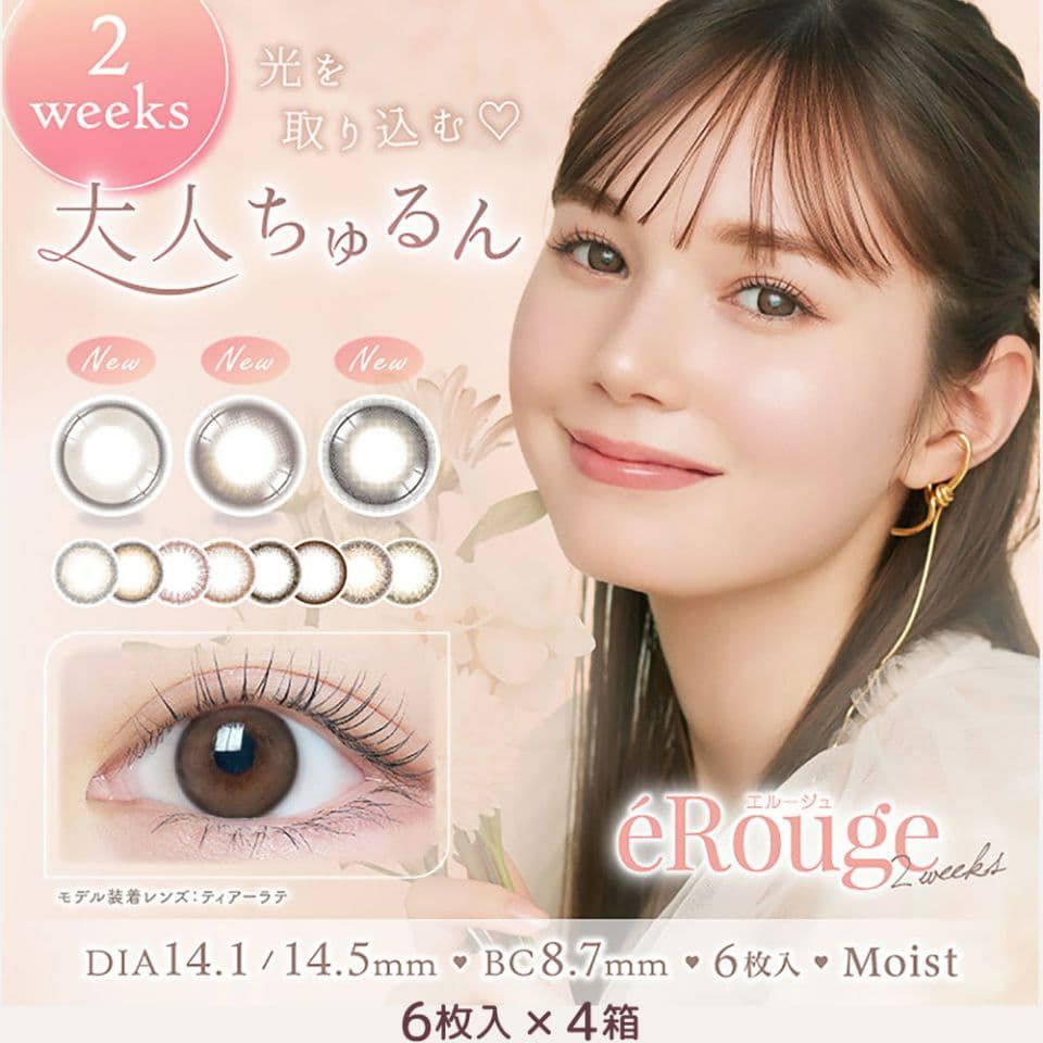 【送料無料】エルージュ (eRouge)  6枚入 4箱セット