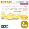 【送料無料】 シード 2weekPureマルチステージ（6枚入り）4箱セット | 遠近両用コンタクトレンズ