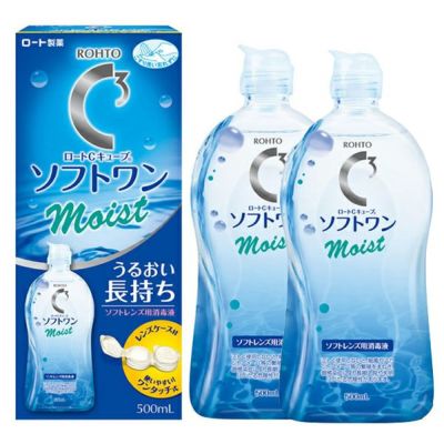 ロートcキューブ ソフトワンモイスト 500ml [コンタクトレンズ 洗浄液 保存液 ケア用品] | コンタクトレンズ通販 オンラインコンタクト